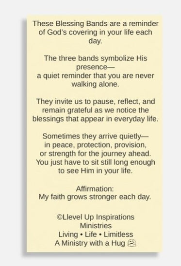 Made Upon Request|FaithStrong Blessing Bands™ Expression (Rings) - Steady Faith