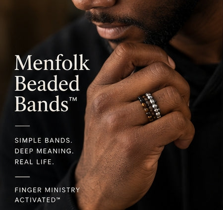 Made Upon Request |Menfolk Beaded Bands™ (Rings)— Single
