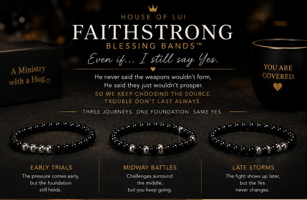 Made Upon Request|FaithStrong Blessing Bands™ Expression (Rings) - Steady Faith