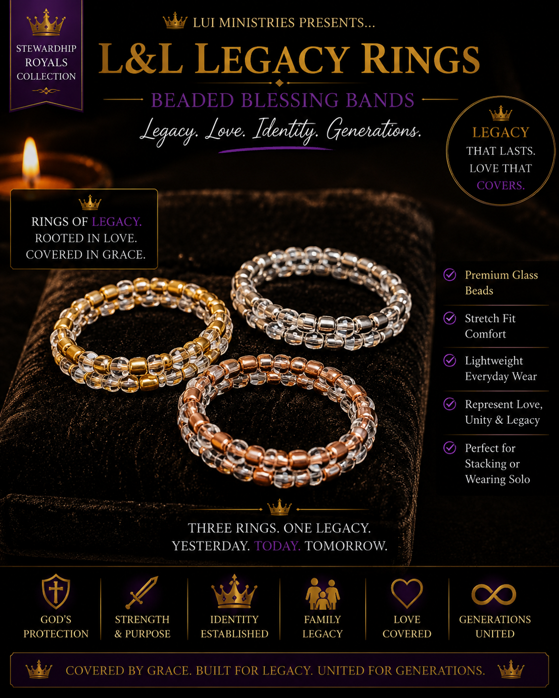 🌾Made Upon Request|L&L Legacy Blessing Bands™ Expression (Rings)